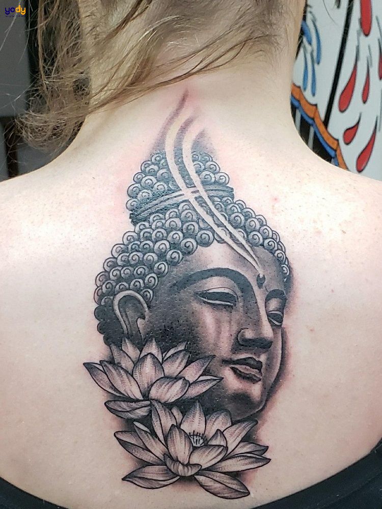 Hình xăm tâm linh tattoo Phật giáo cực nghệ thuật