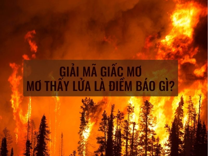 Nằm mơ thấy lửa đánh số gì