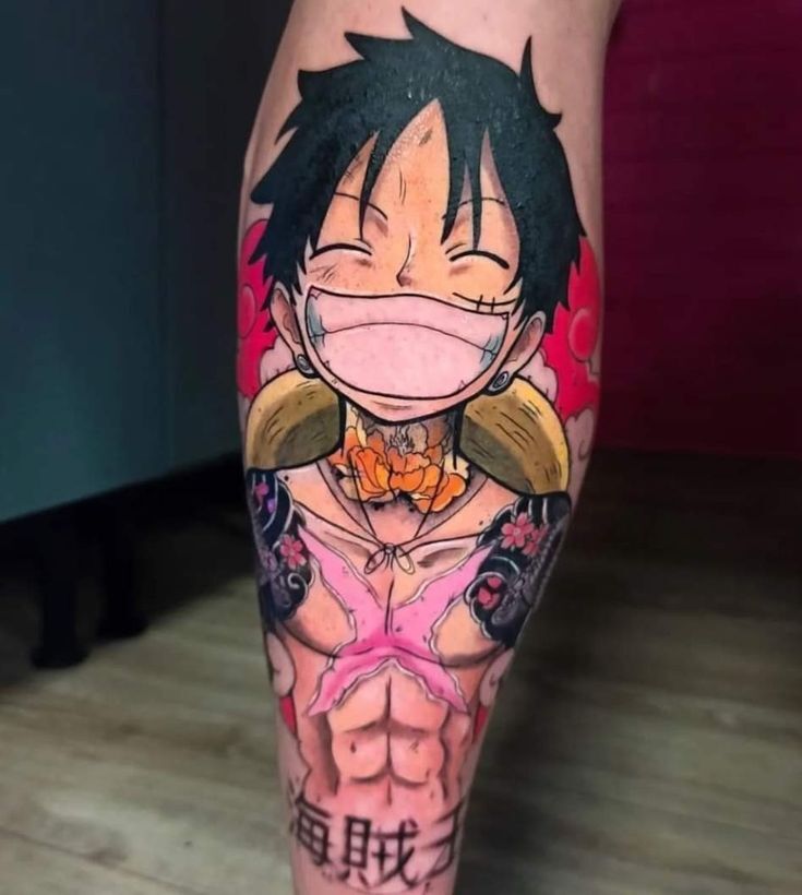 hình xăm Luffy gắn với một hành trình phiêu lưu